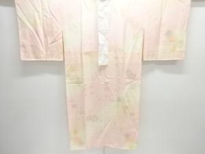 未使用品　作家物　花模様暈長襦袢